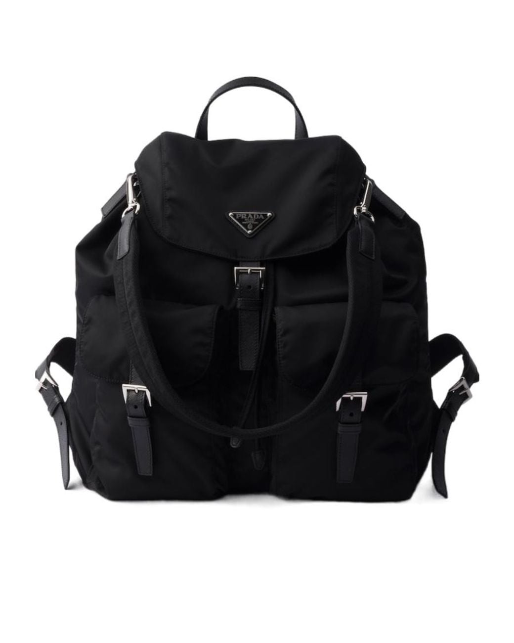 Prada Black Re-Nylon Backpack for men