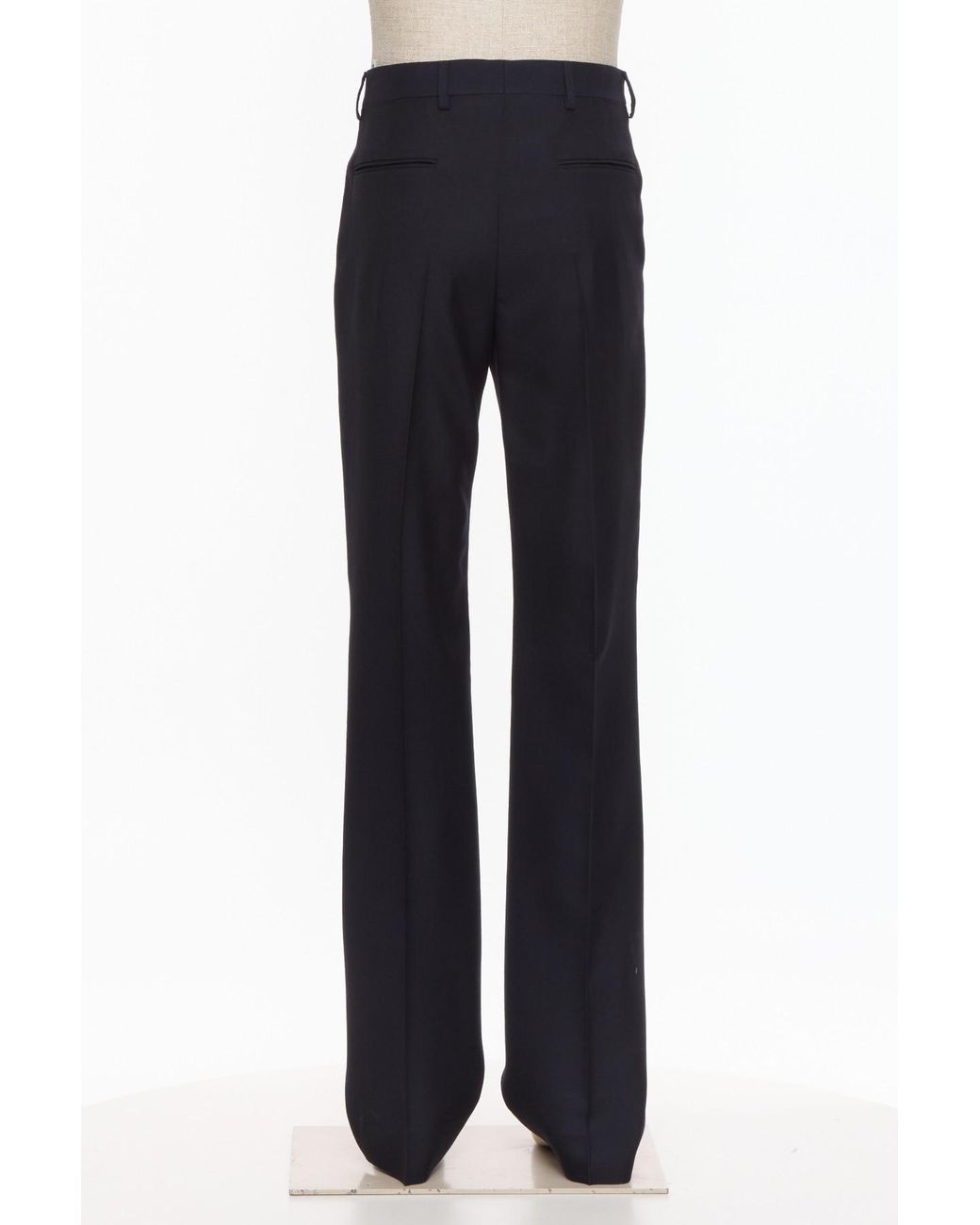 Valentino Blue Pleated Slim Fit Pants for men