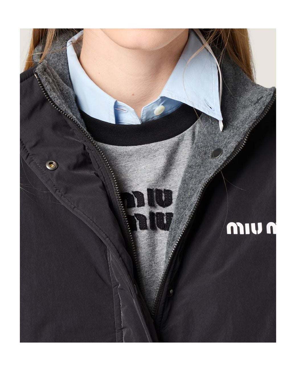 Miu Miu Black Giubbotto