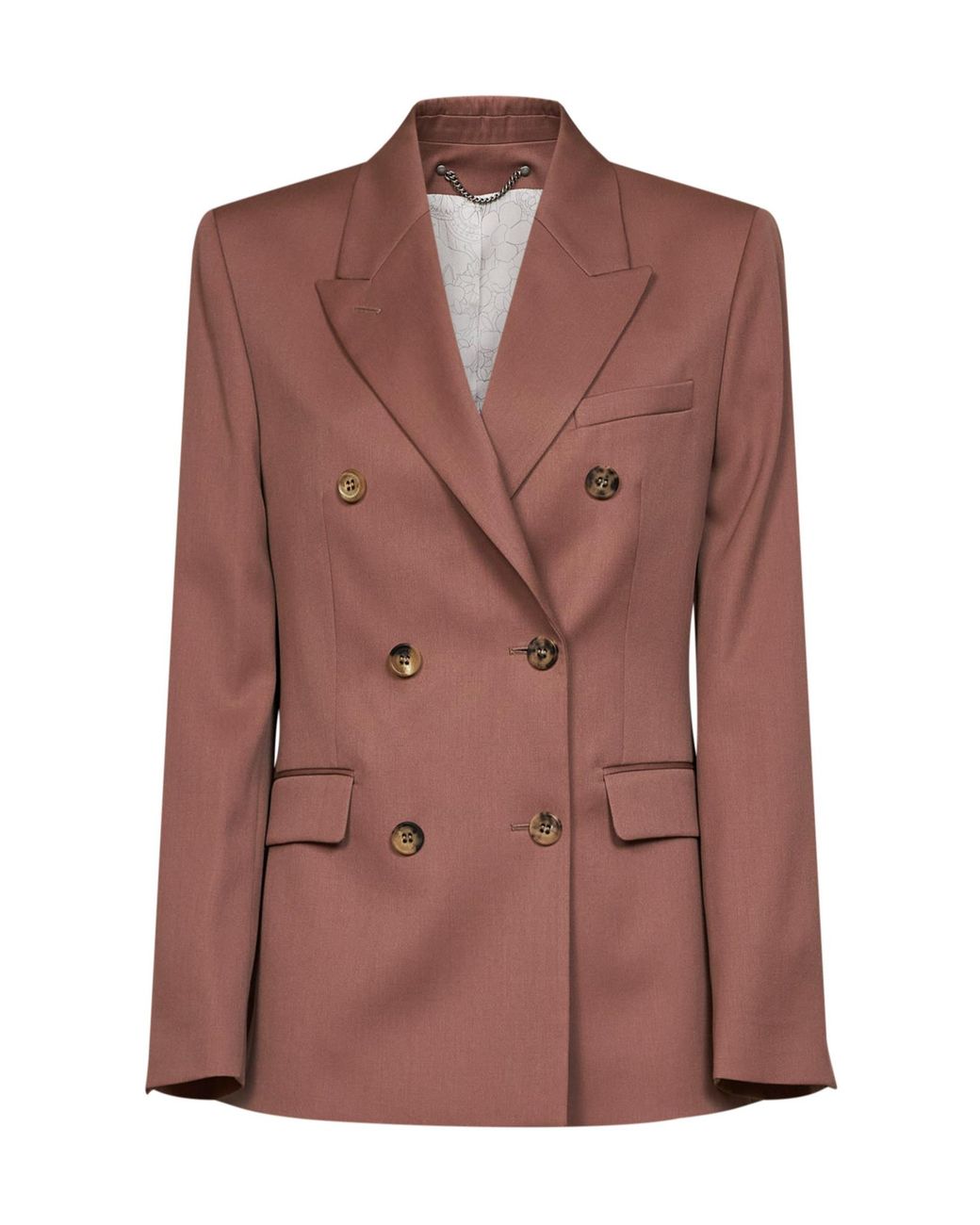 Golden Goose Deluxe Brand Brown Double Breasted Tailored Blazer