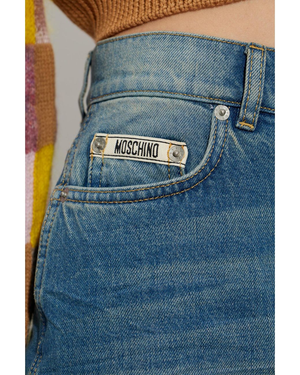 Moschino Blue Denim Skirt