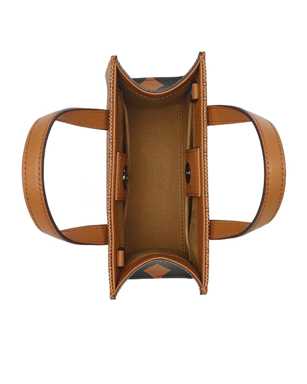 MCM Brown Aren Printed Shoulder Bag