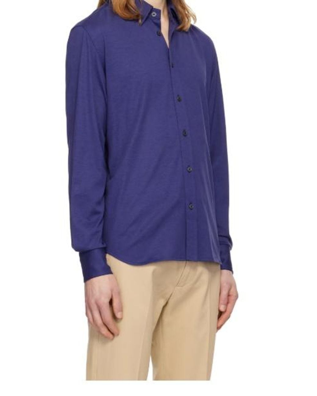 Tom Ford Blue Logo Shirt for men