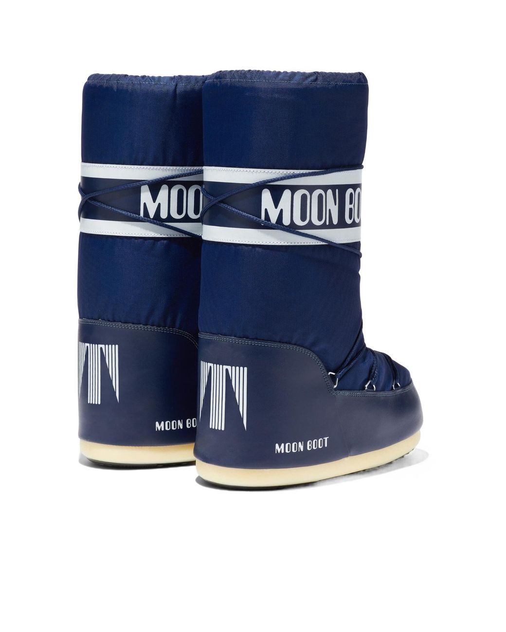 Moon Boot Blue Round Head Snow Boots