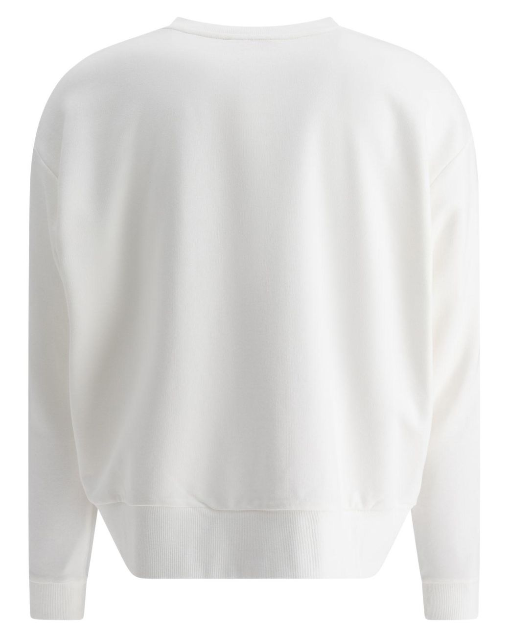Marni White Logo Patch Crewneck Sweaters for men