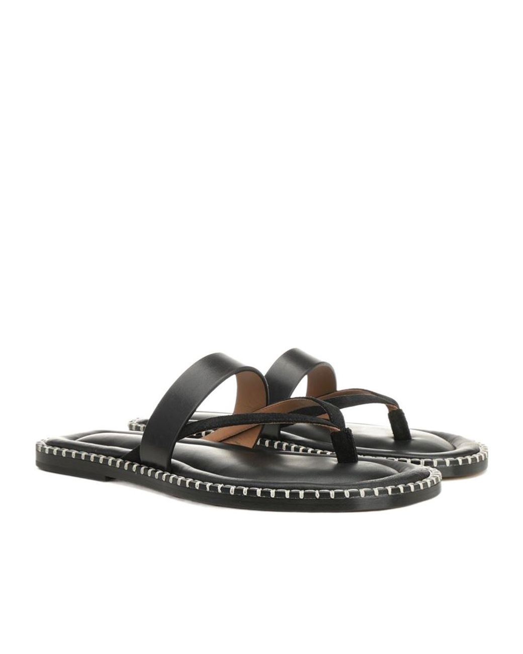 Dries Van Noten Multicolor Contrast-Stitch Flip-Flops for men