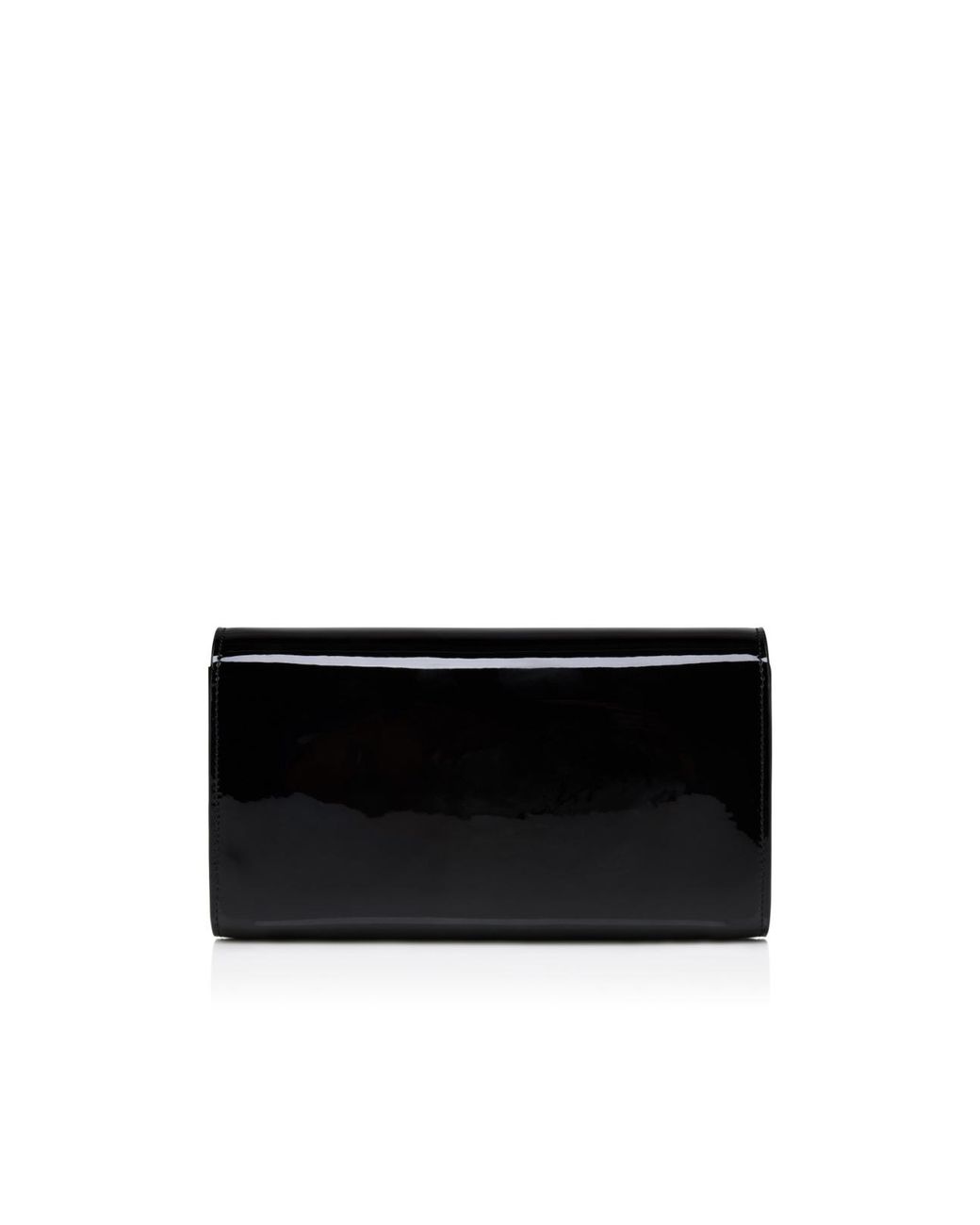 Christian Louboutin Black Fold-Over Wallet On Chain
