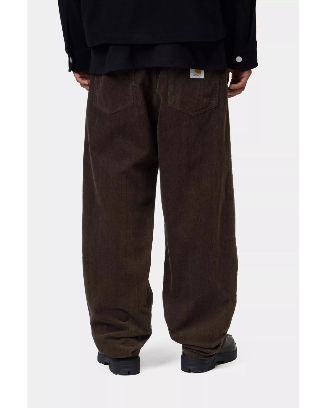 Carhartt Brown Corduroy Straight-Leg Jeans for men