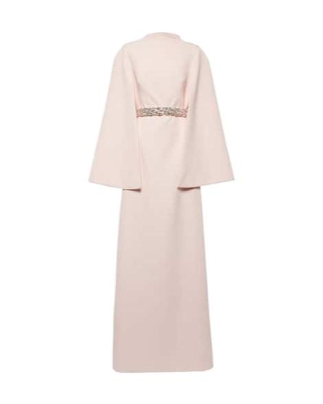 Safiyaa Pink Harper Embellished Caped Gown