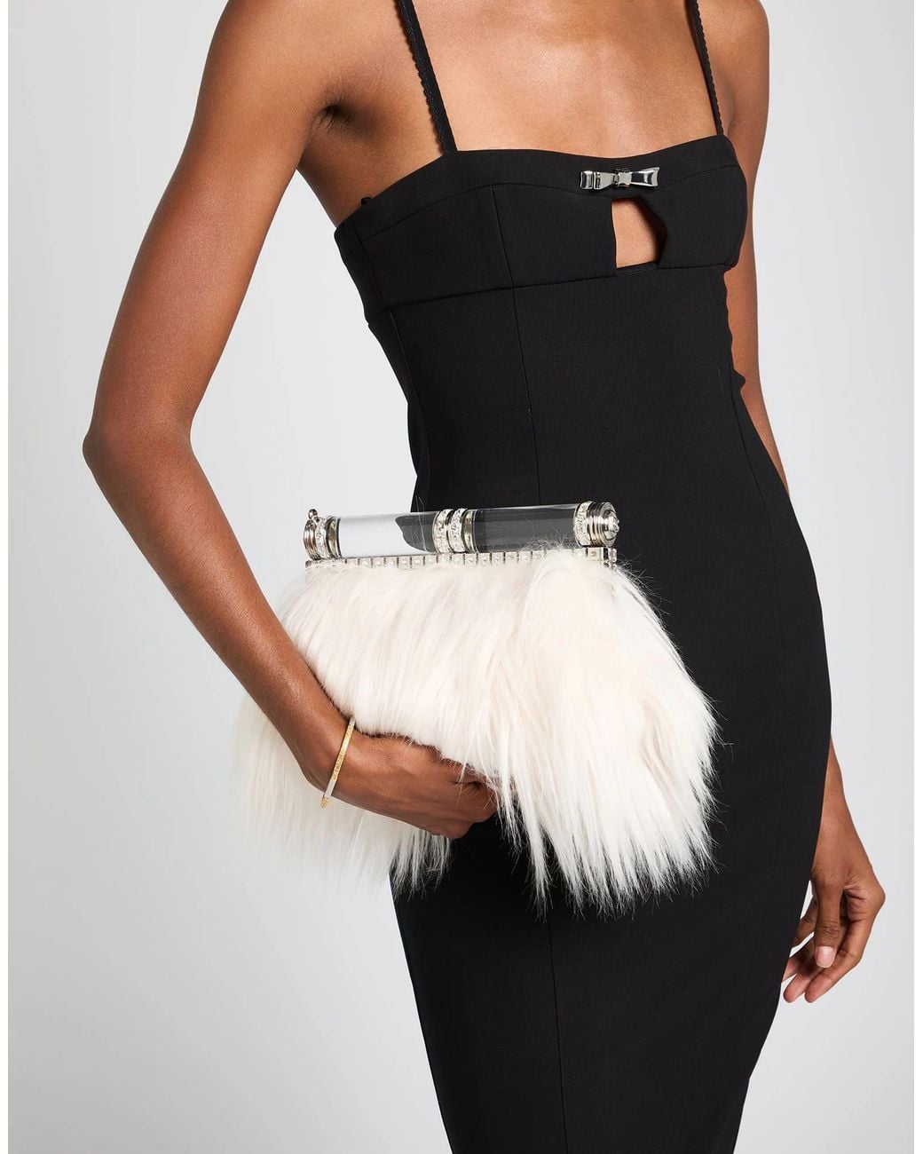 Dolce & Gabbana White Clutch Bags