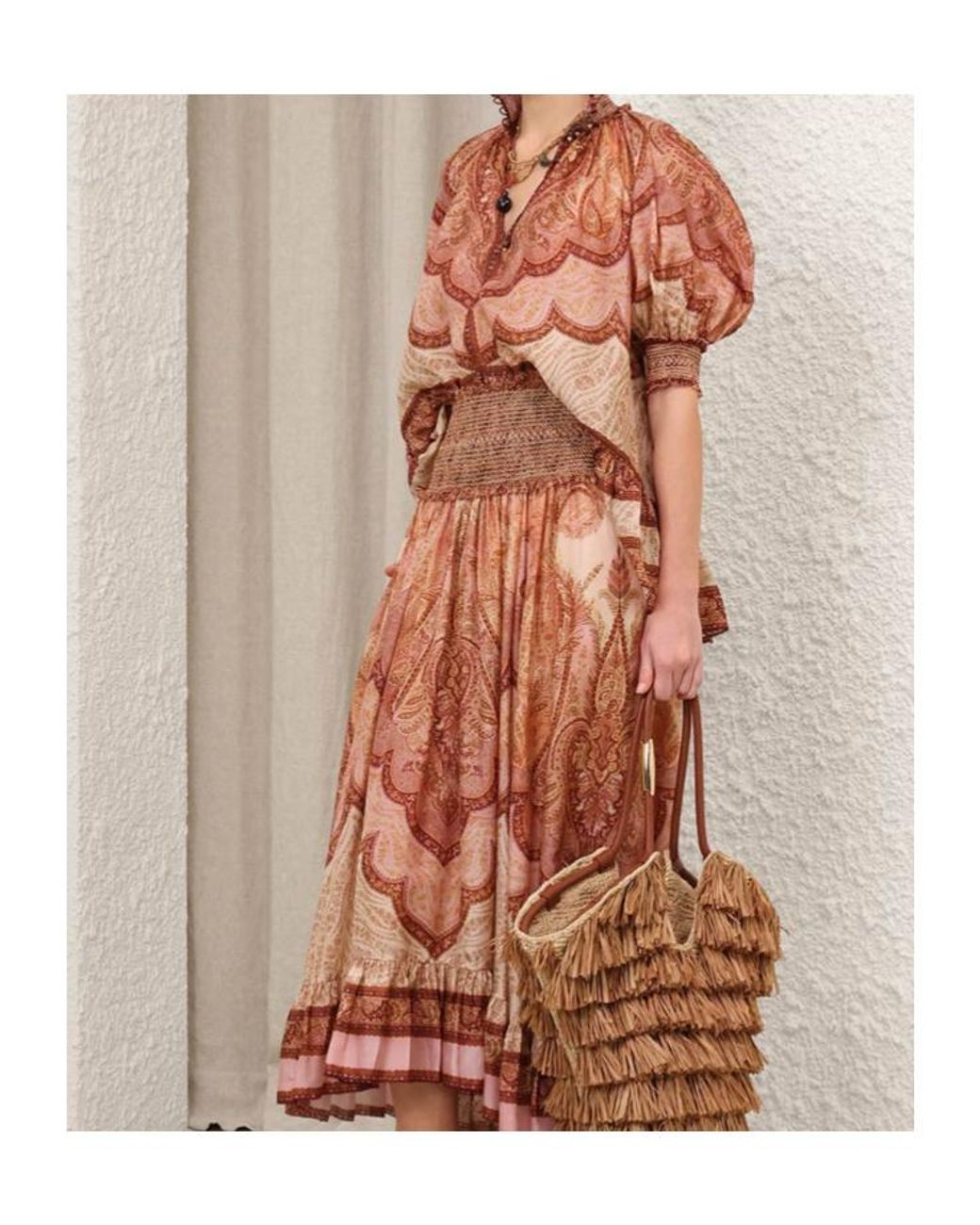 Zimmermann Multicolor Wanderlust Frill Blouse
