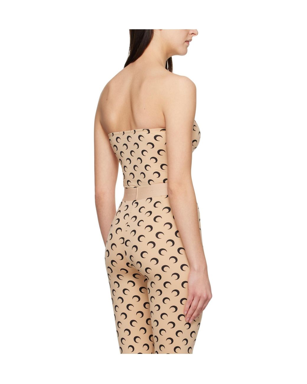 MARINE SERRE Natural Moon Phase Print Top