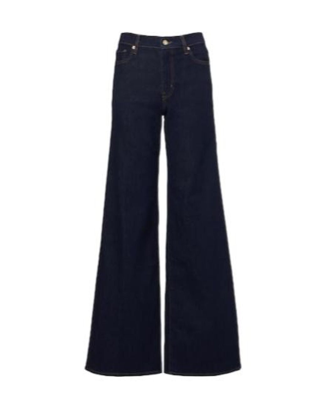 FRAME Blue The Palace Flared Jeans