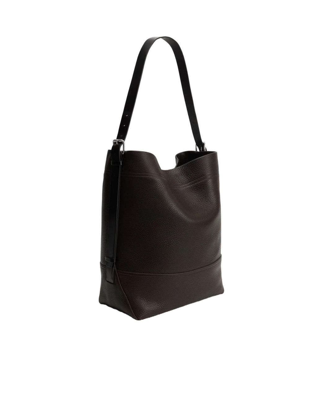 Lemaire Black Belted Top Handle Bag