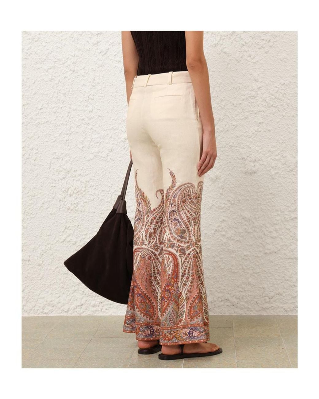 Zimmermann Natural Rhiannon Flared Pants