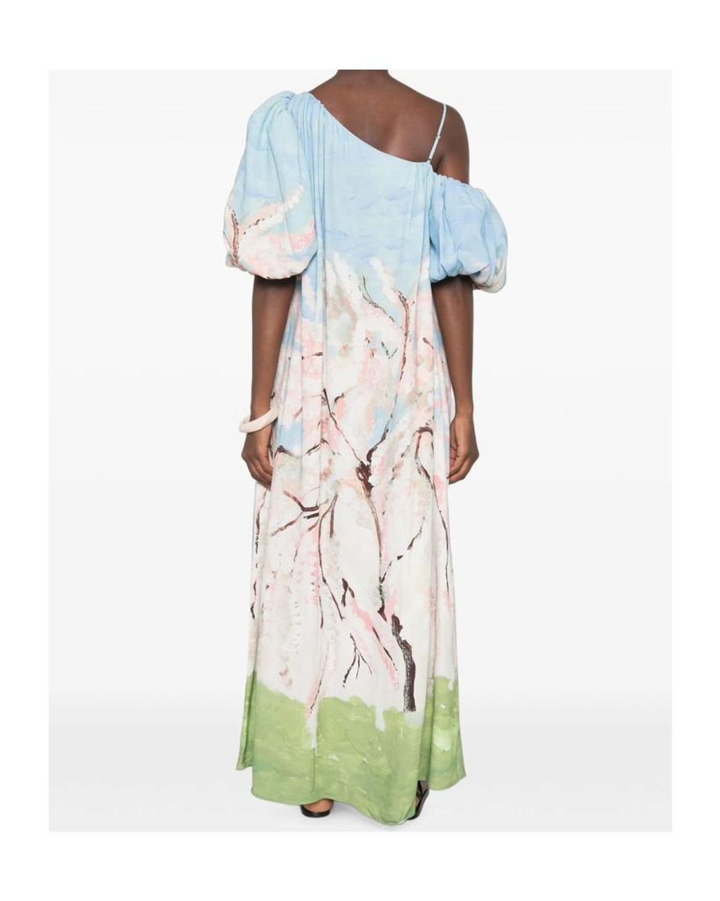 Stine Goya Blue One-Shoulder Dress