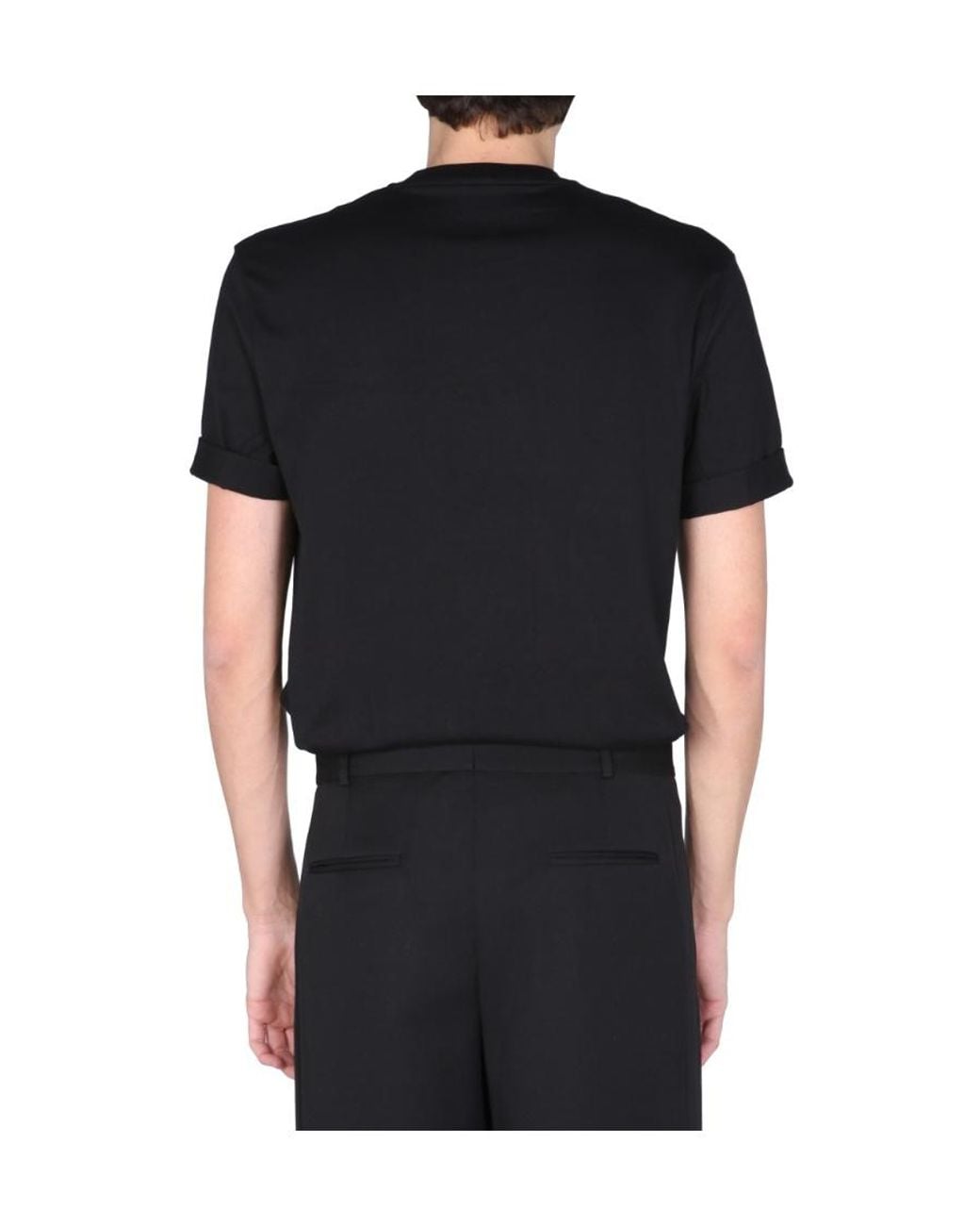 Neil Barrett Black Flag Bolt Cotton T-Shirt for men