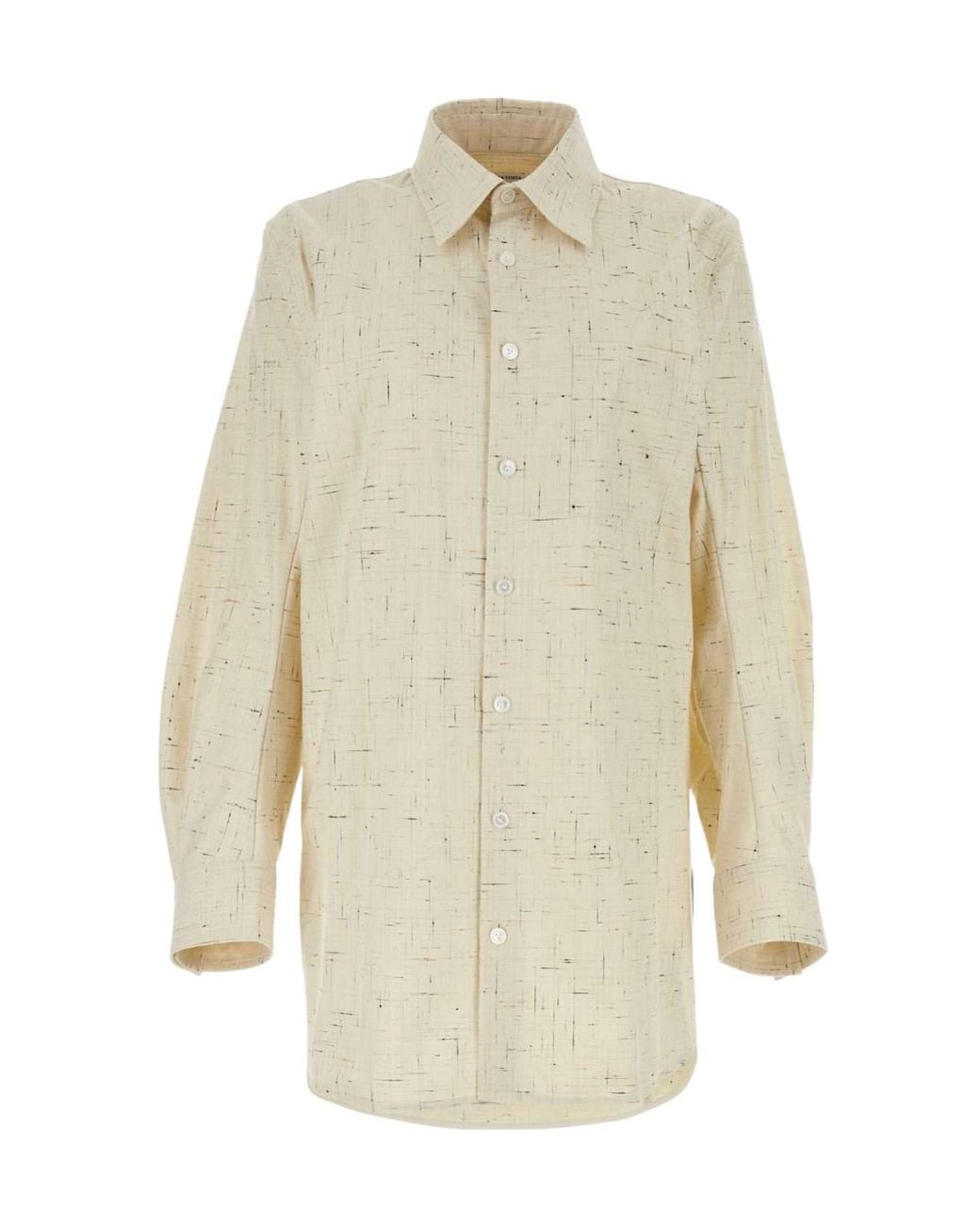 Bottega Veneta White Long Sleeved Buttoned Shirt