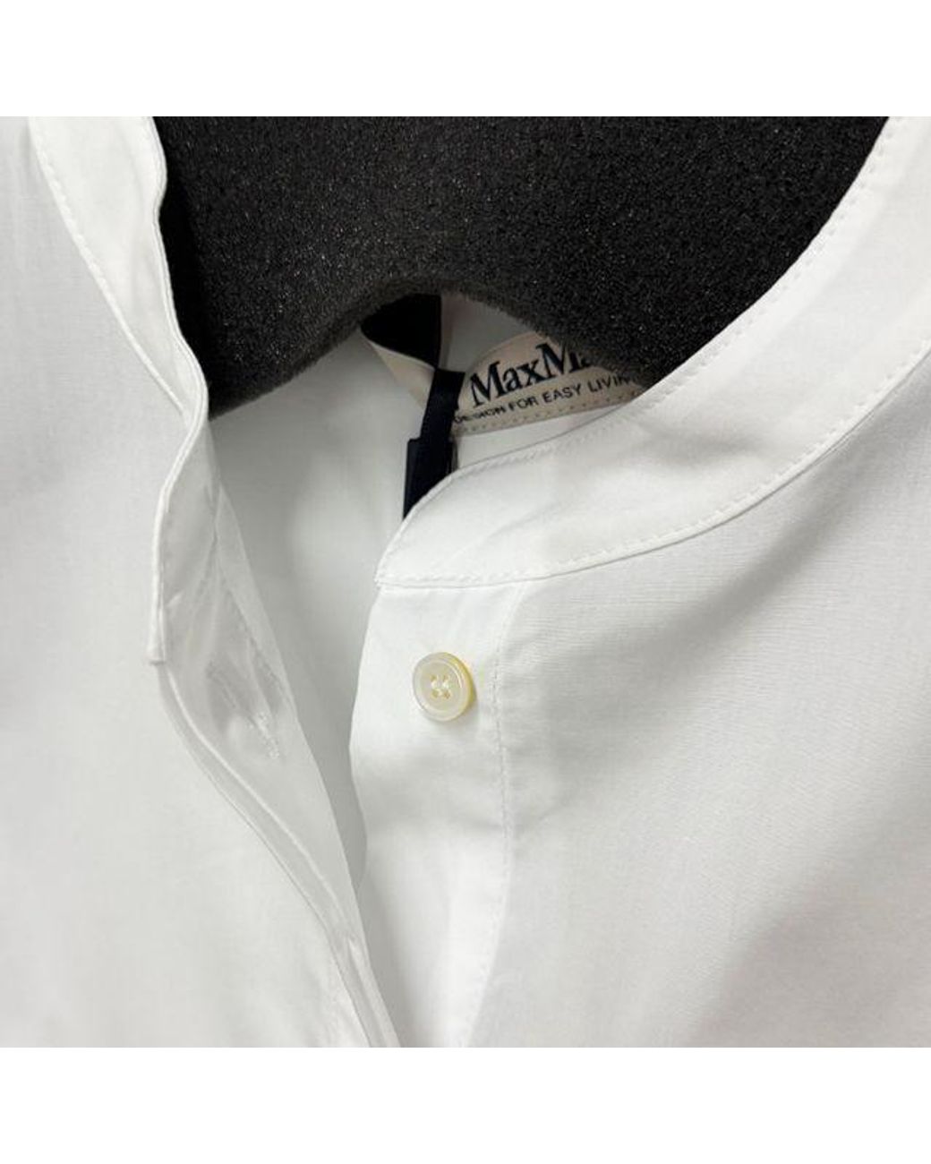 Max Mara White 'S Favola Long-Sleeved Shirt