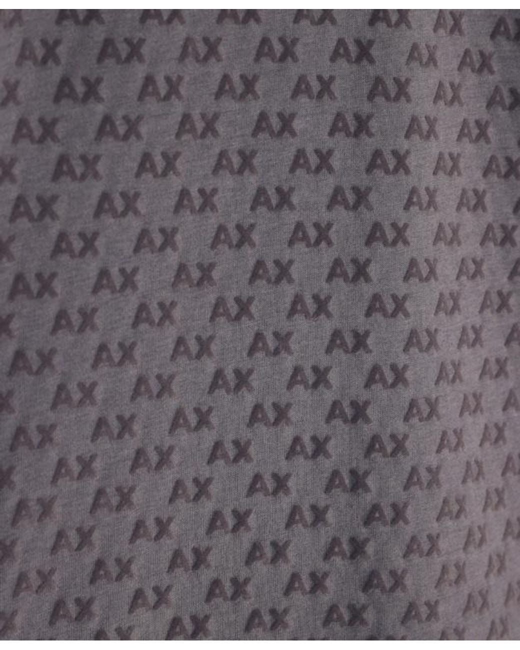 ARMANI EXCHANGE Gray Regular Fit Polo Shirt for men