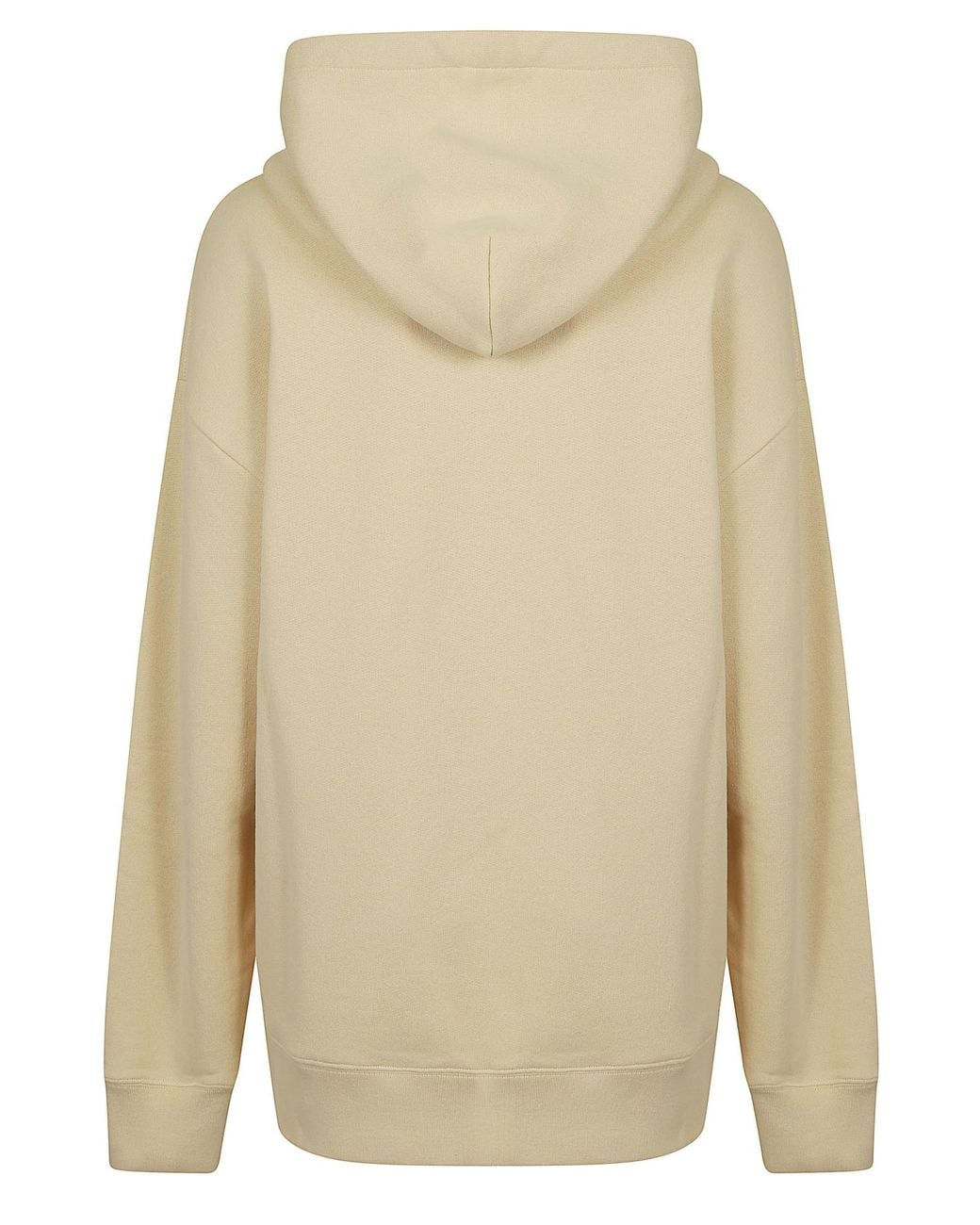 Valentino Natural Long-Sleeve Hooded Sweatshirt