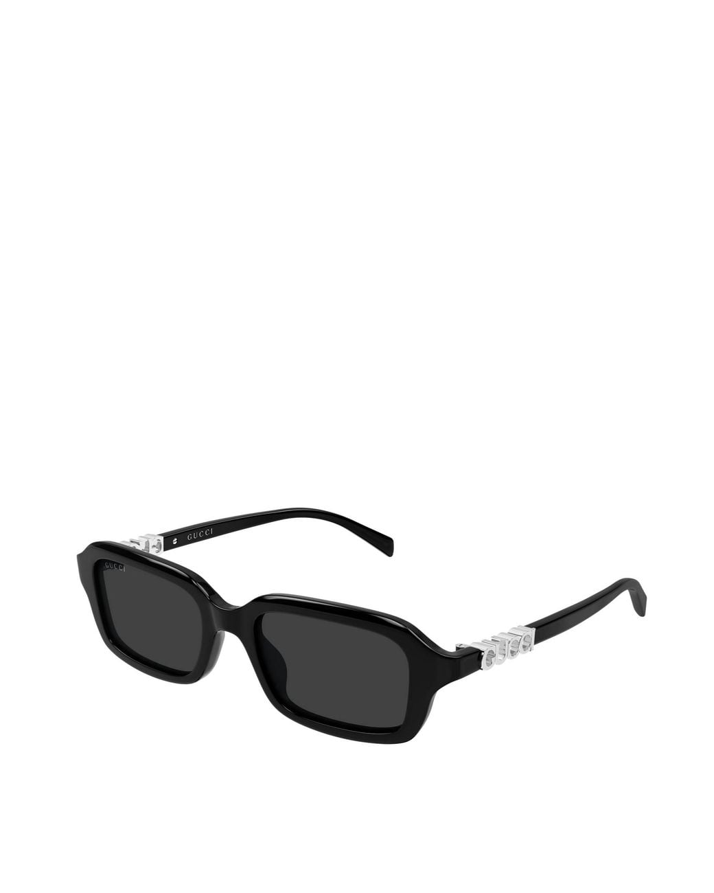 Gucci Black Eyewear Rectangular Frame Sunglasses