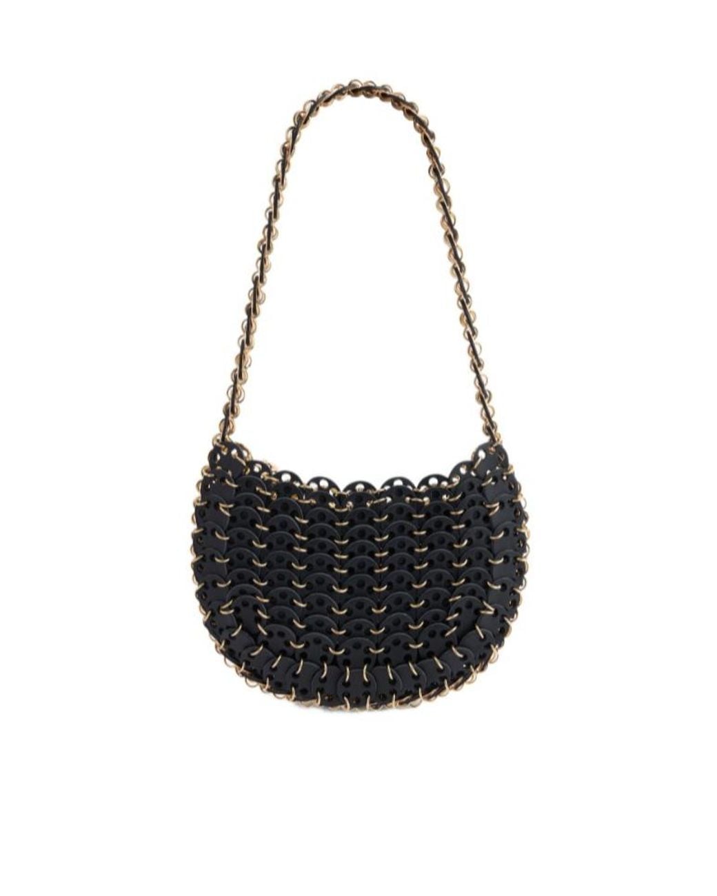 Rabanne Black Rabanne Chain-Link Mini Shoulder Bag