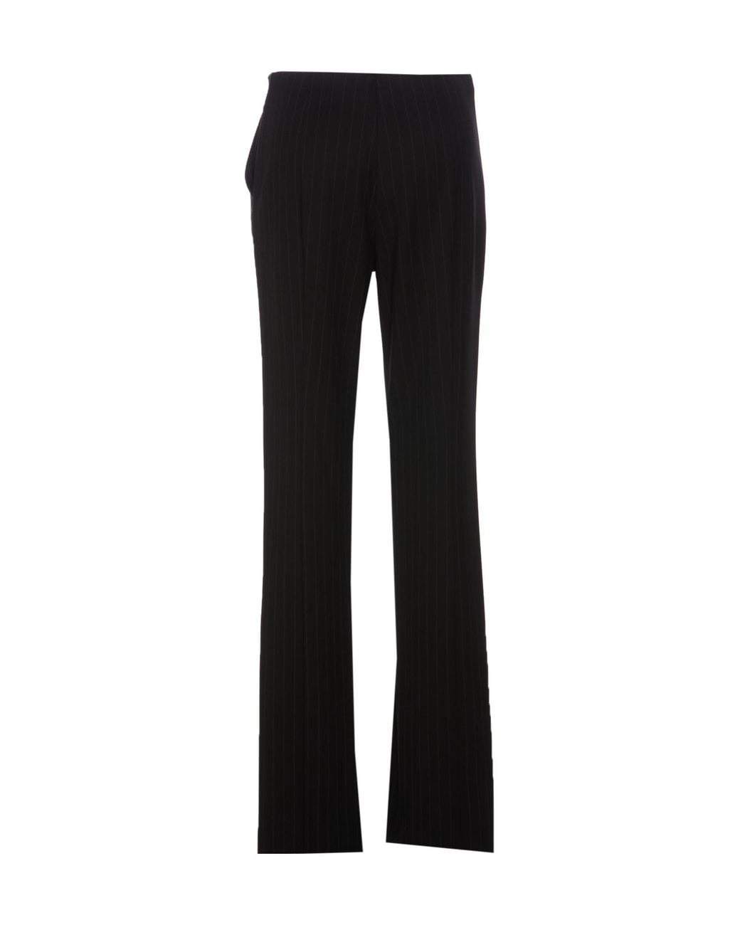 Patrizia Pepe Black Straight Leg Pants