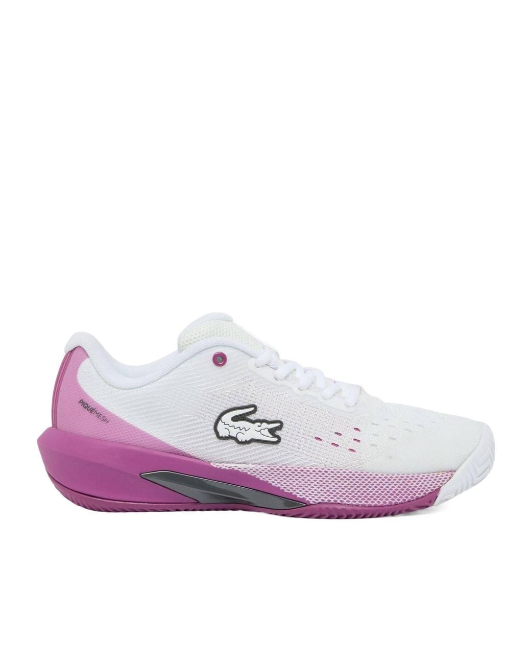 Lacoste Pink Mesh Tennis Shoes