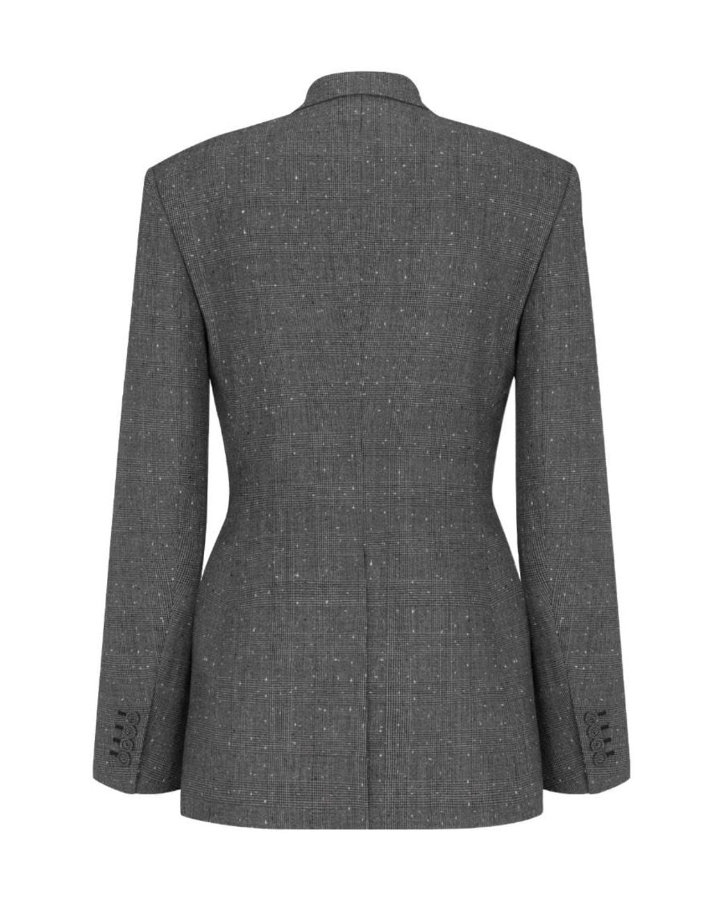 Dior Gray Homme Single-Breasted Jacket for men