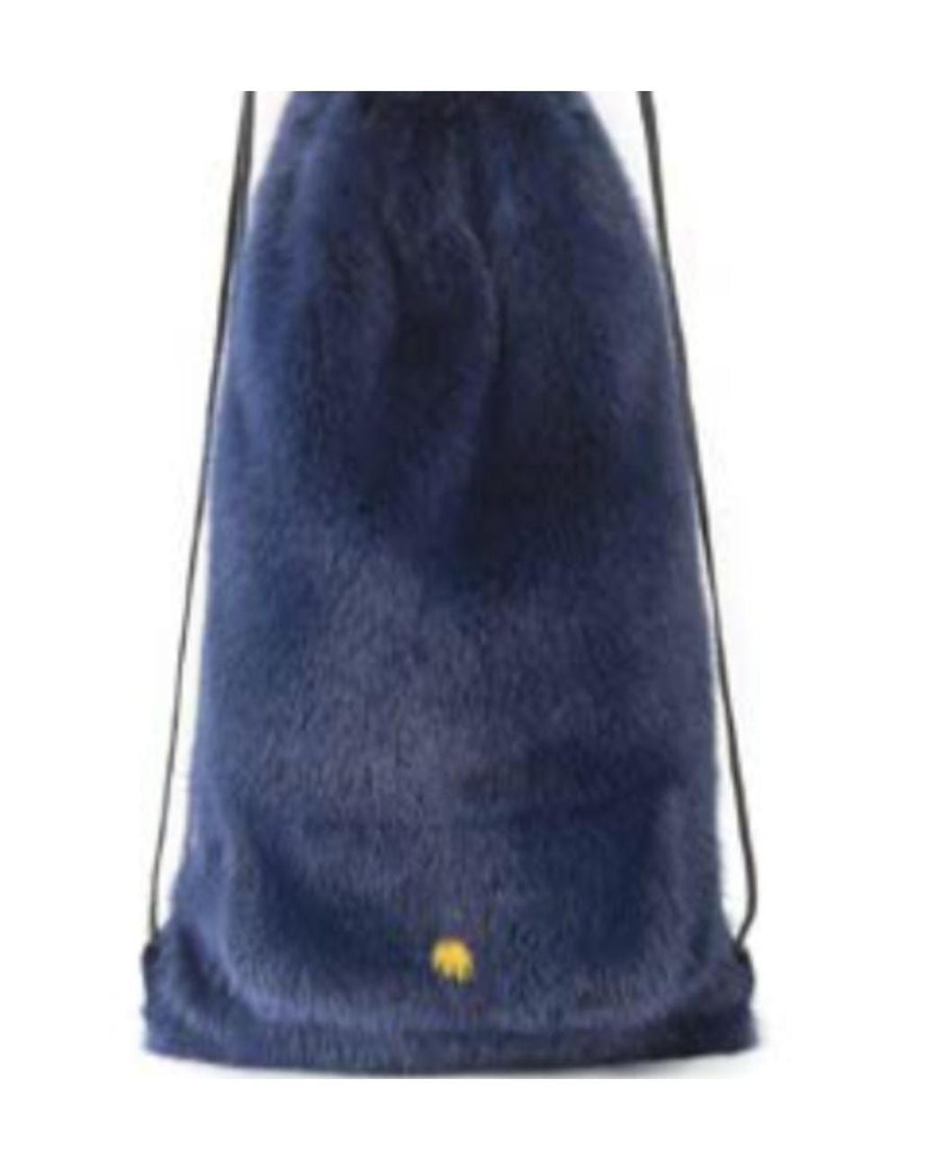 Simonetta Ravizza Blue Plush Backpack