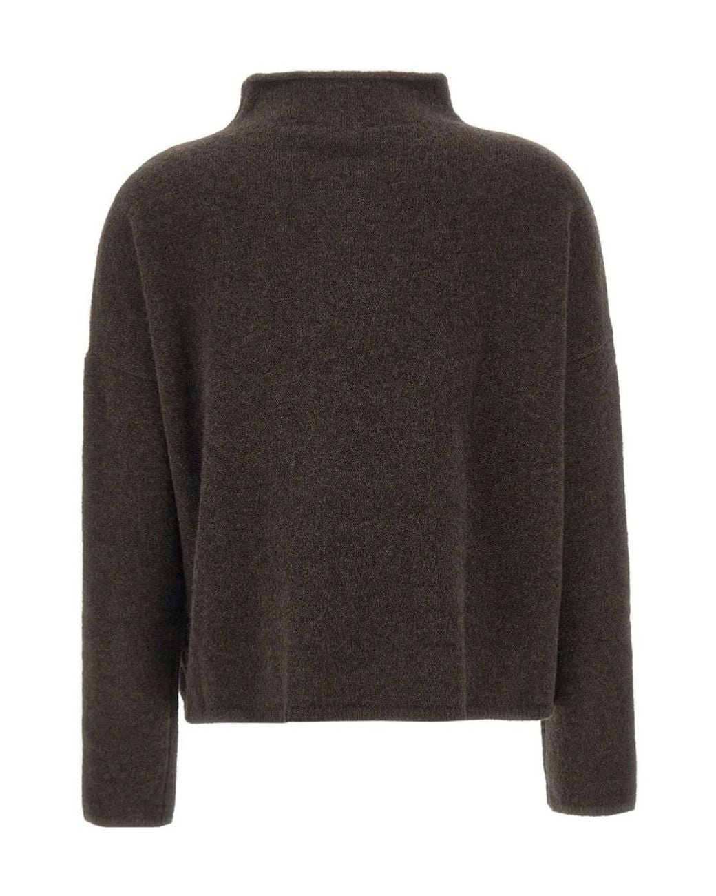 Filippa K Black Mika High Neck Sweater