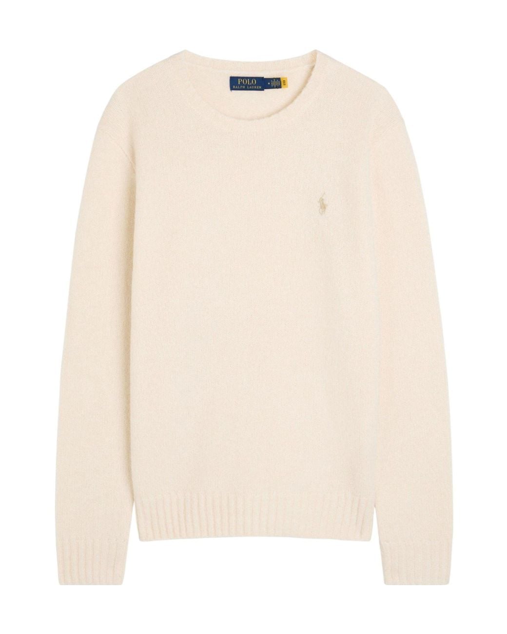 Polo Ralph Lauren Natural Wool Crew-Neck Jumper for men