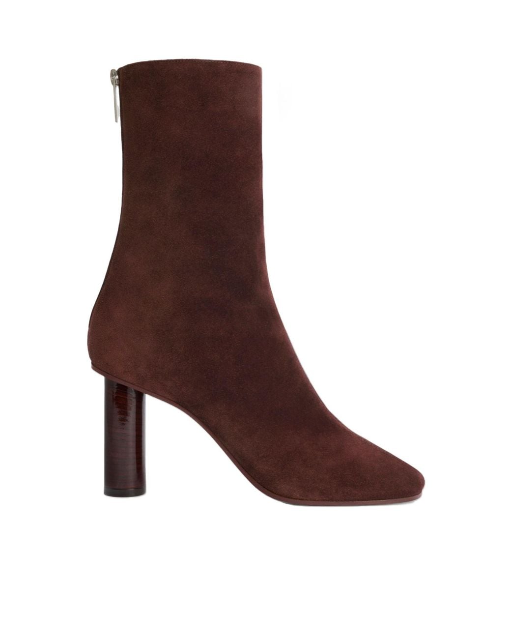 Paris Texas Brown Alice Heeled Ankle Boots