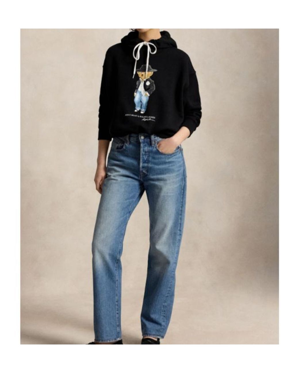 Polo Ralph Lauren Black Polo Bear Sweatshirt