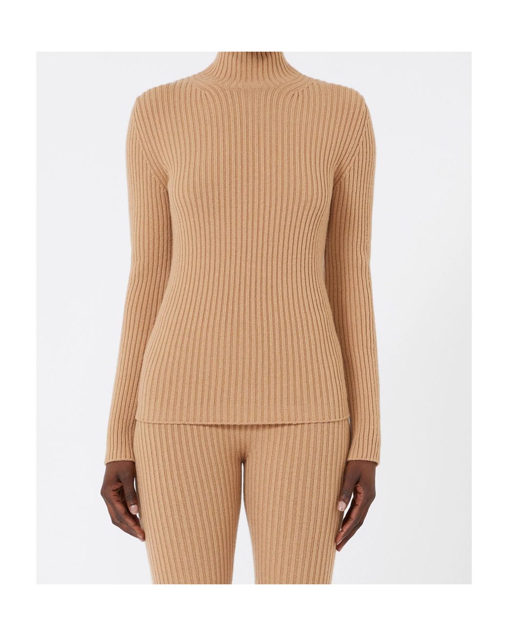 Max Mara Natural Aral High-Neck Jumper