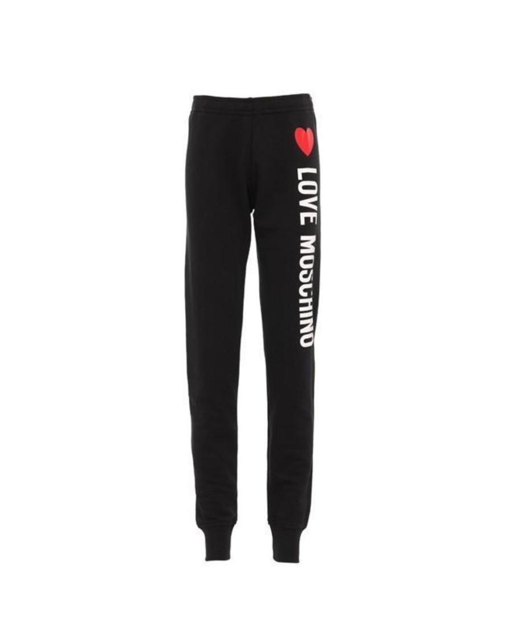 Moschino Black Printed Casual Pants