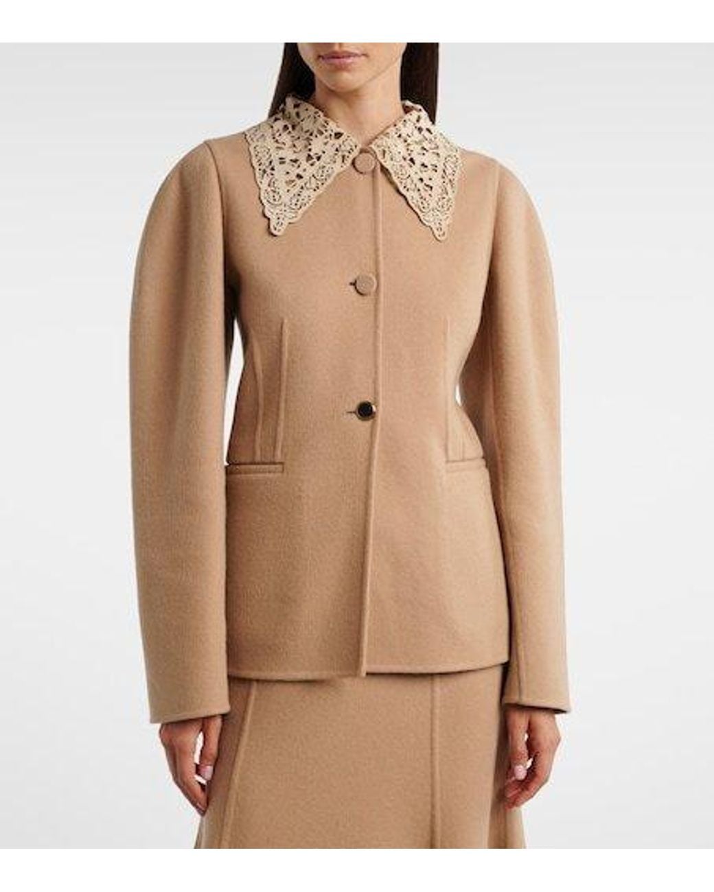 Gabriela Hearst Natural Cashmere Jacket