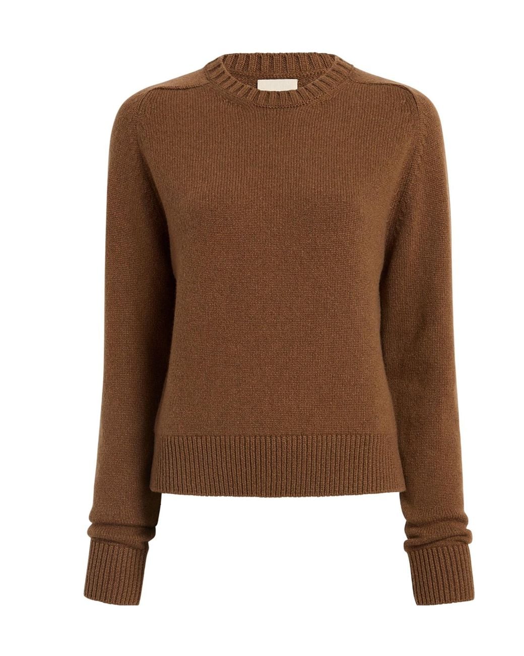 Khaite Brown Nera Crewneck Sweater