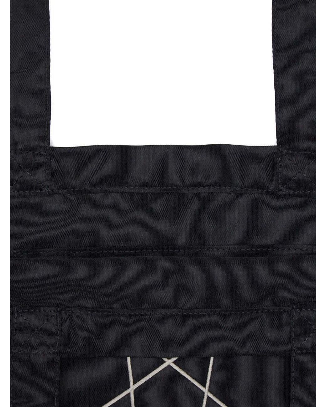 Rick Owens Black Top Handle Tote Bag