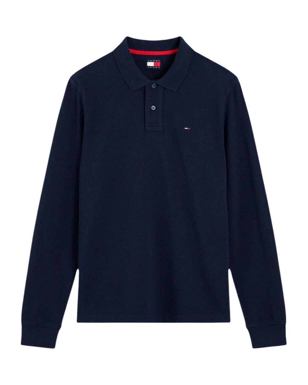 Tommy Hilfiger Blue Long-Sleeve Polo Shirt for men