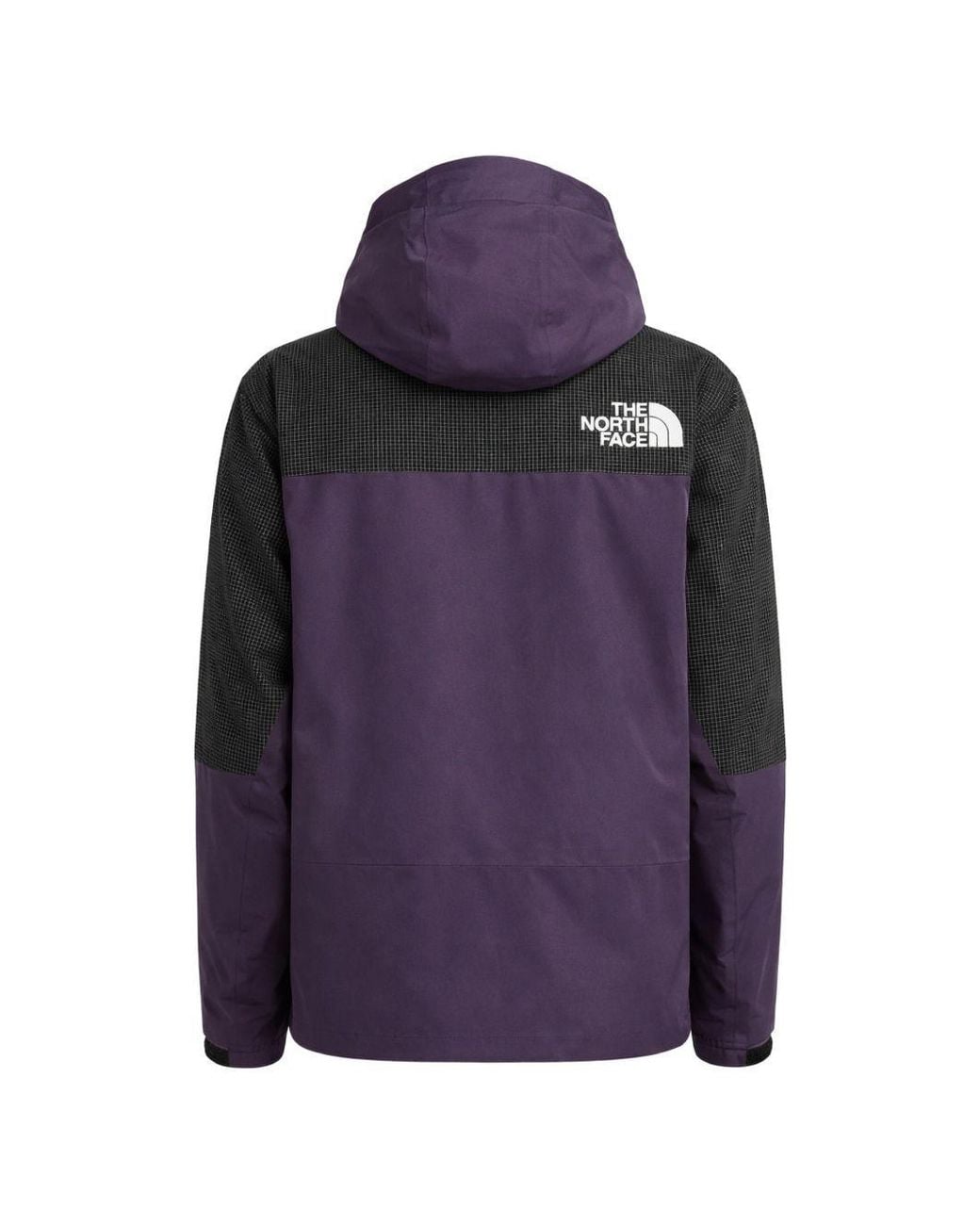 The North Face Purple Panelled Hooded Jacket for men