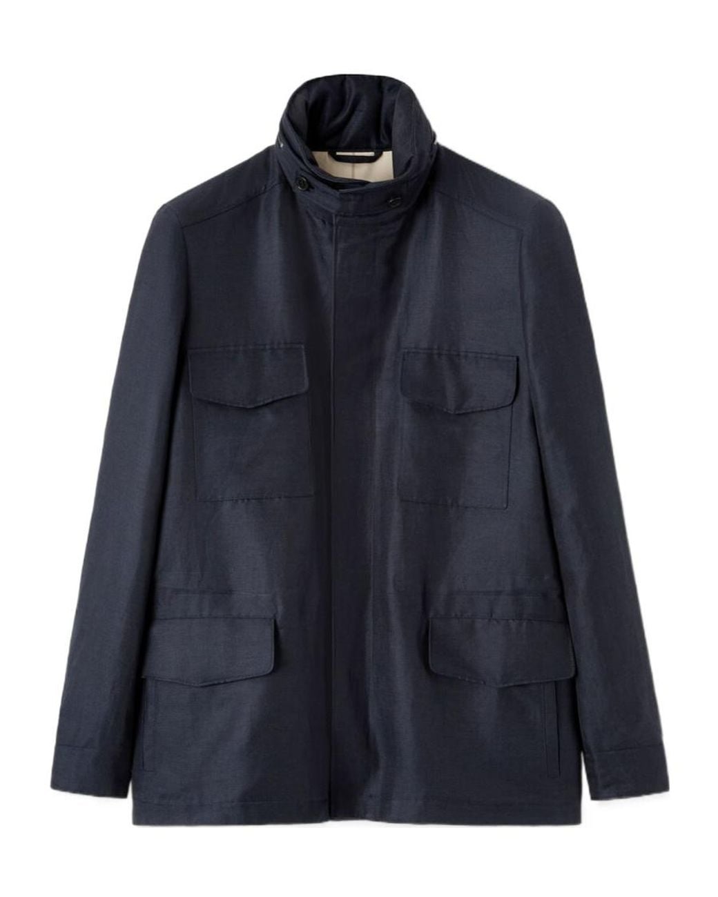 Loro Piana Blue Traveler Field Jacket for men