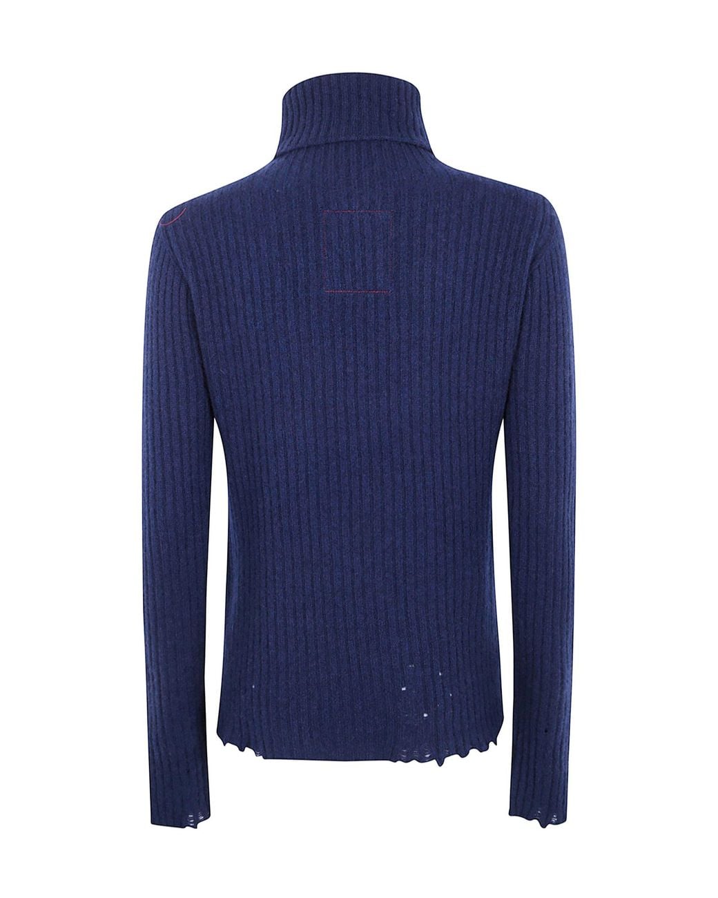 Uma Wang Blue Turtleneck Sweater