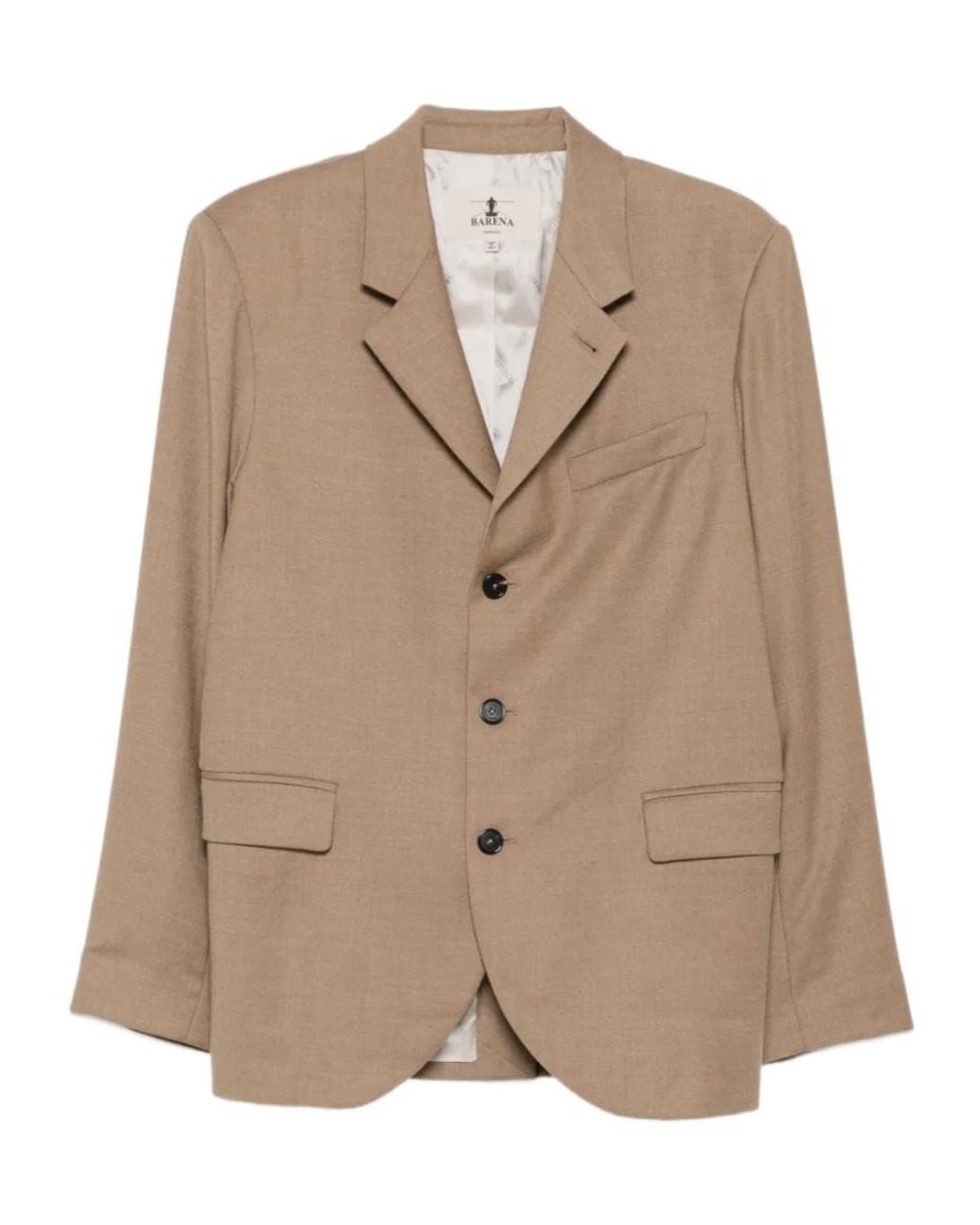 Barena Natural Faliero Single-Breasted Notched-Lapel Blazer