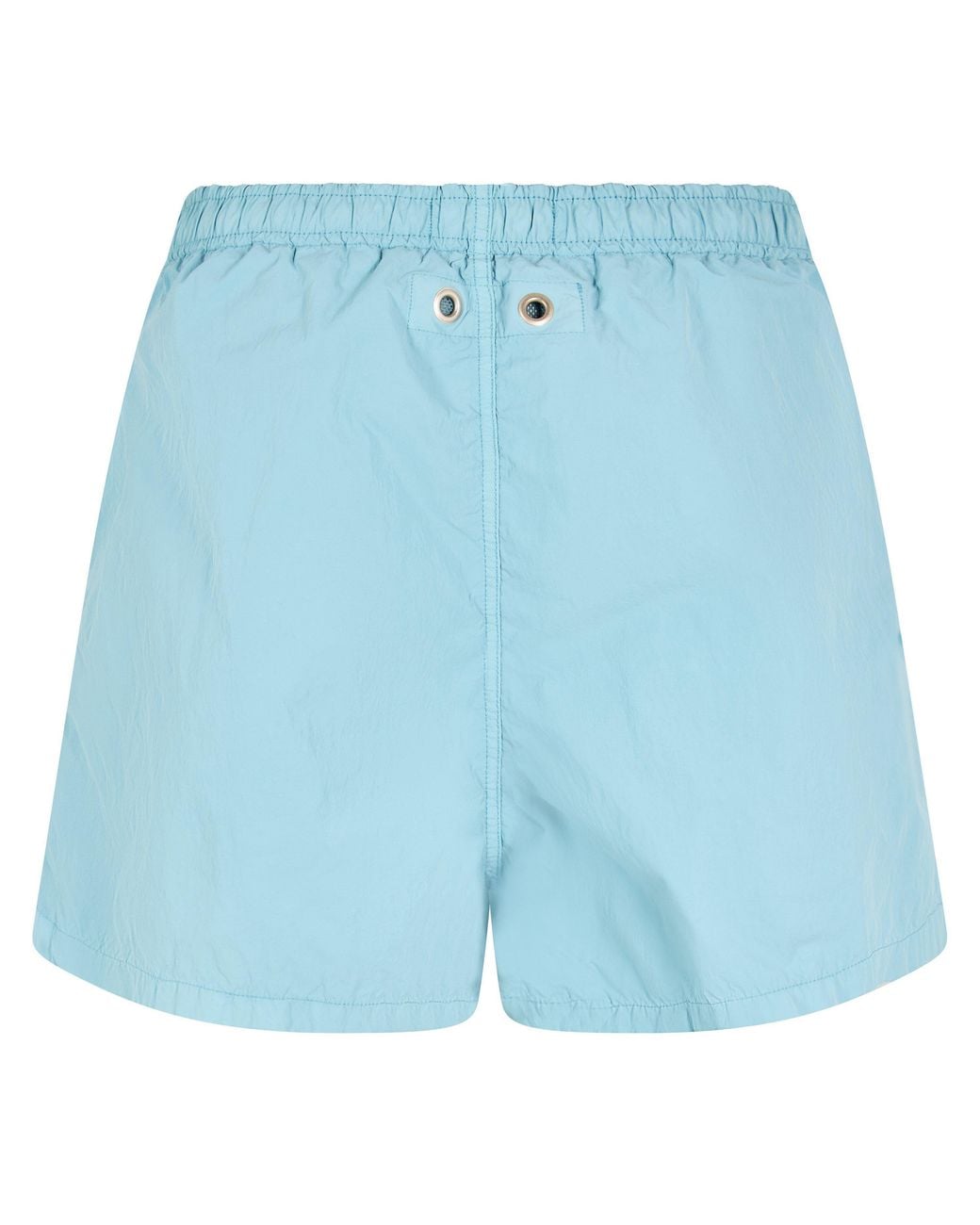 Stone Island Blue Elastic-Waist Casual Shorts for men