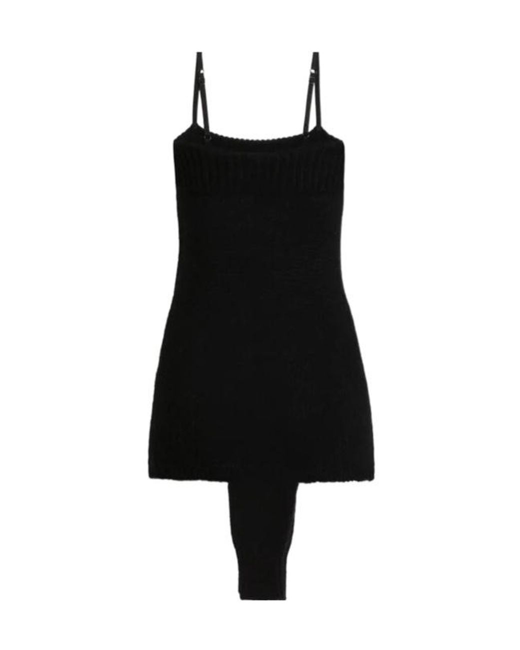 Dolce & Gabbana Black Knitted Tank Top