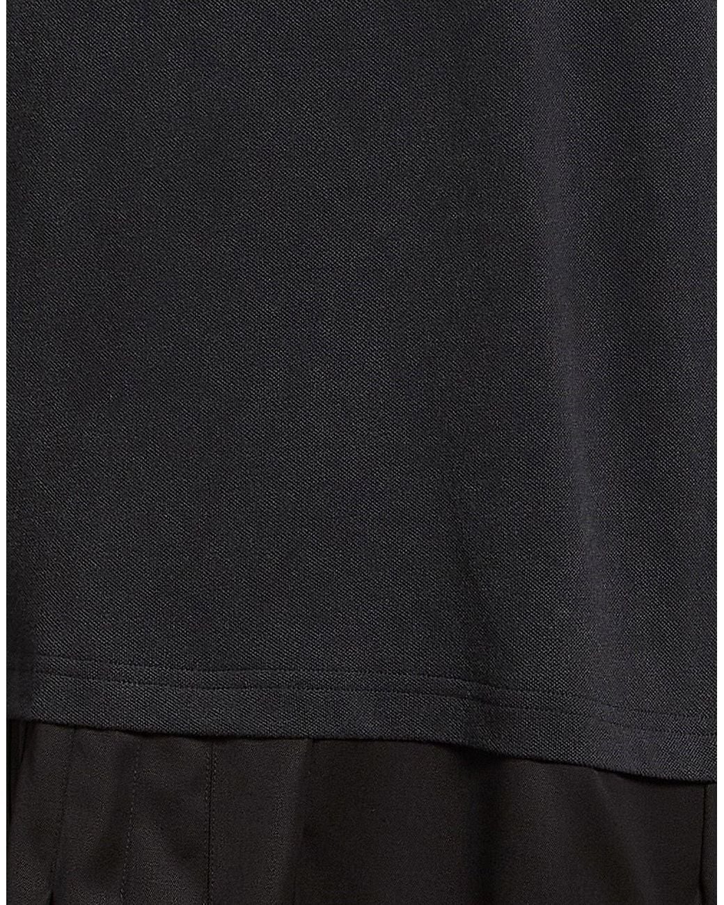 Balenciaga Black Solid-Color Polo Dress