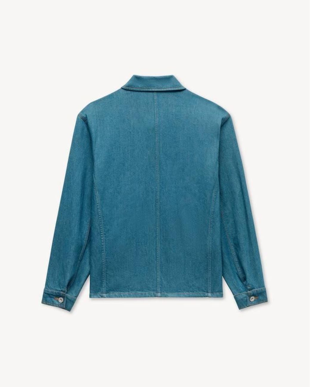 KENZO Blue Signature Chore Jacket for men