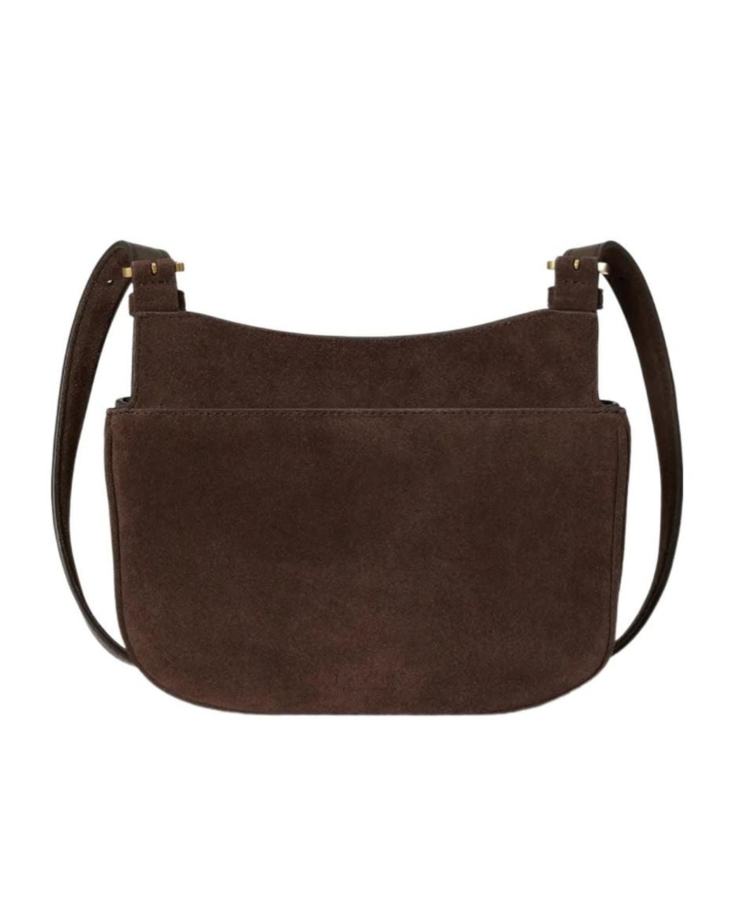 Ralph Lauren Brown Marcy Crossbody Bag